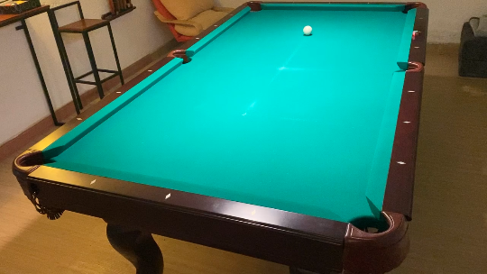 Reference framing of a pool table for DrillRoom